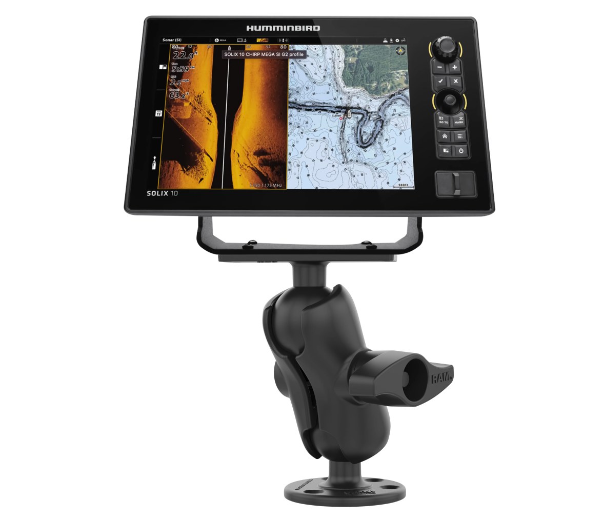 Soporte de bola RAM-Down para Humminbird Helix 8-10 y serie XPLORE