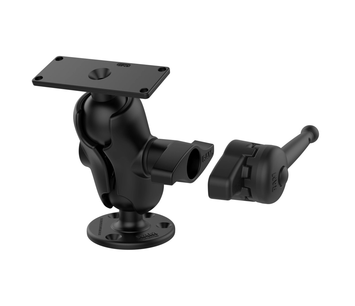 Soporte de bola RAM-Drill-Down para Humminbird Helix 8-15, XPLORE y Apex