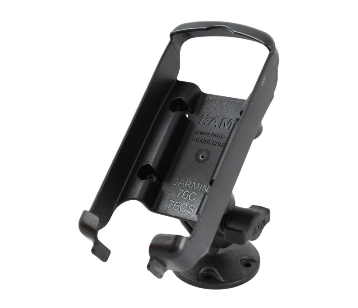 Soporte de bola simple de compuesto RAM para serie Garmin GPSMAP 76 y 96