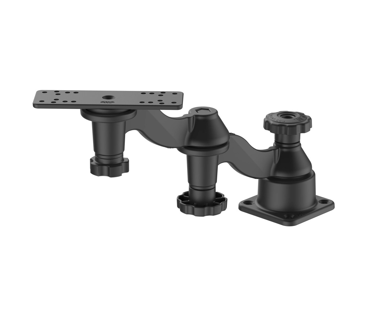 Soporte de Brazo Oscilante de 12" para Localizadores de Peces y Plotter