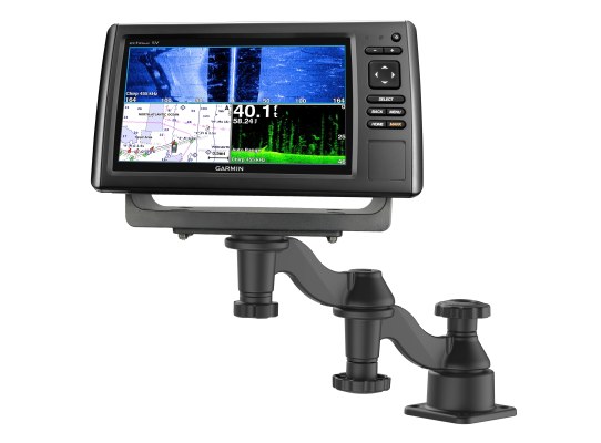 Soporte de Brazo Oscilante de 12" para Localizadores de Peces y Plotter