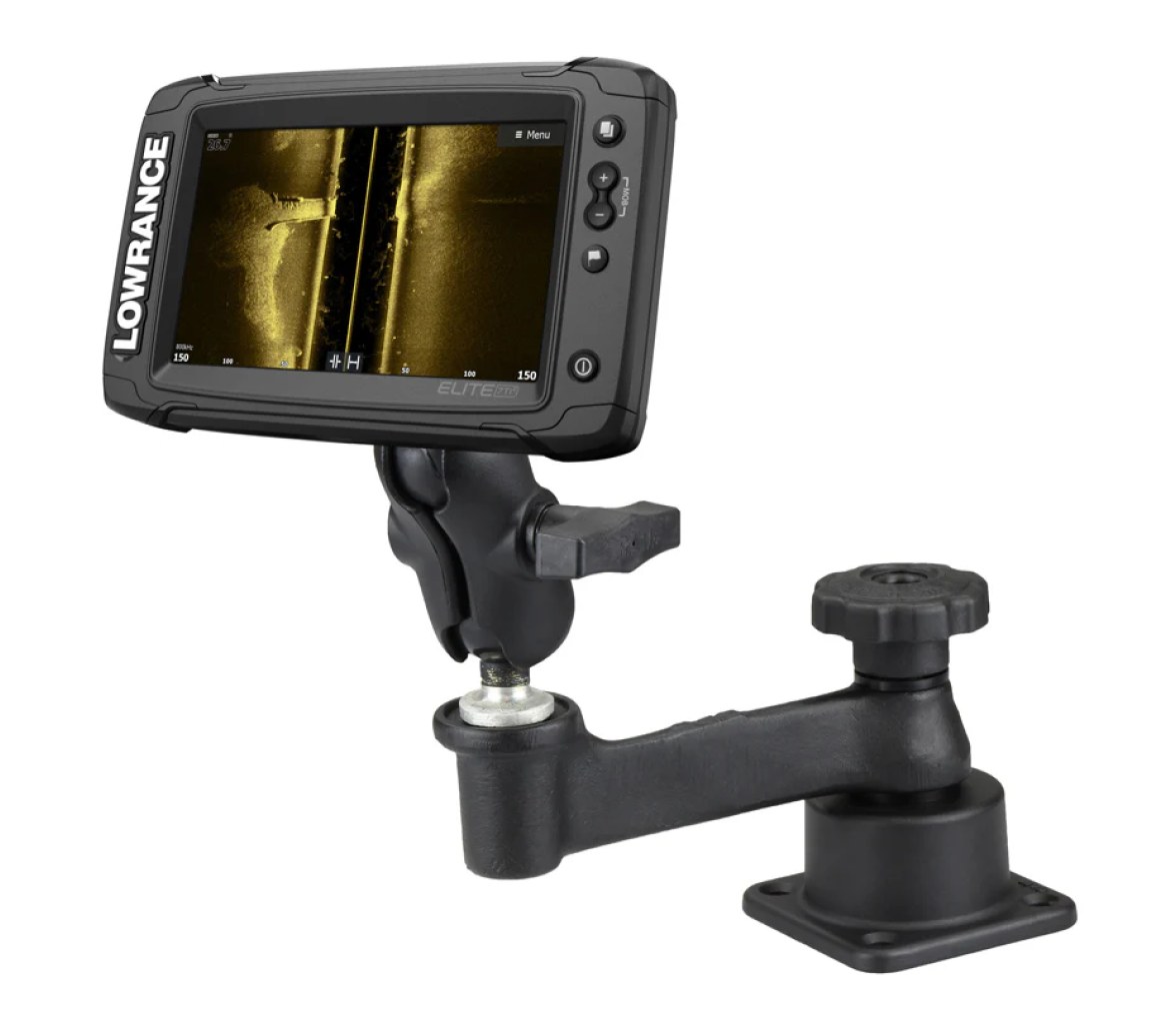 Soporte de Brazo Oscilante Horizontal para Serie Lowrance Elite-5