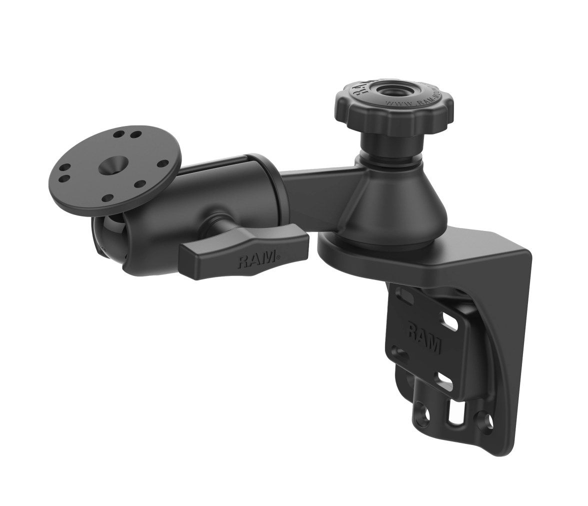 Soporte de Brazo Oscilante Vertical de 6" con Adaptador de Bola para Electrónica