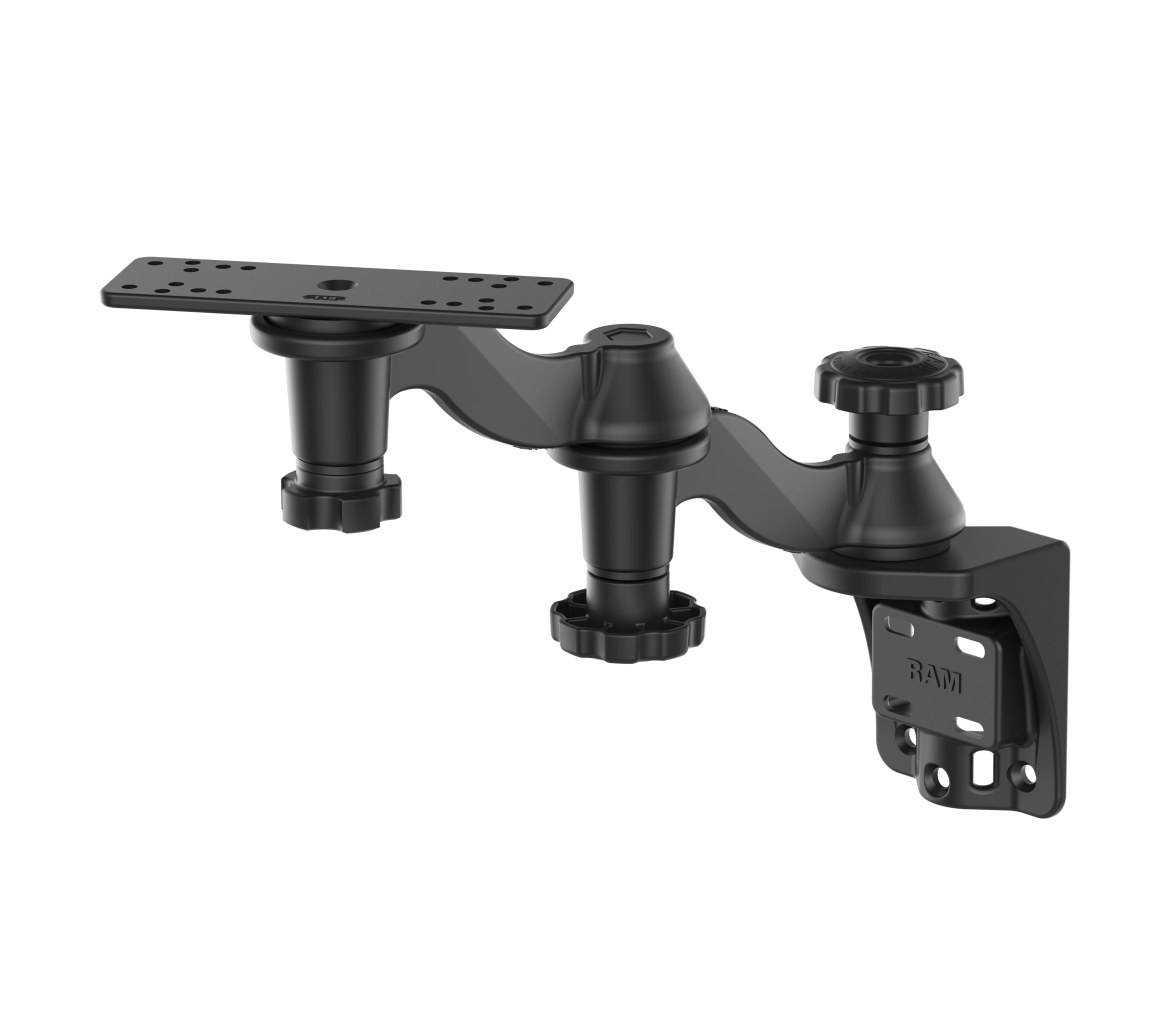 Soporte de Brazo Oscilante Vertical RAM de 12" para Localizadores de Peces y Plo