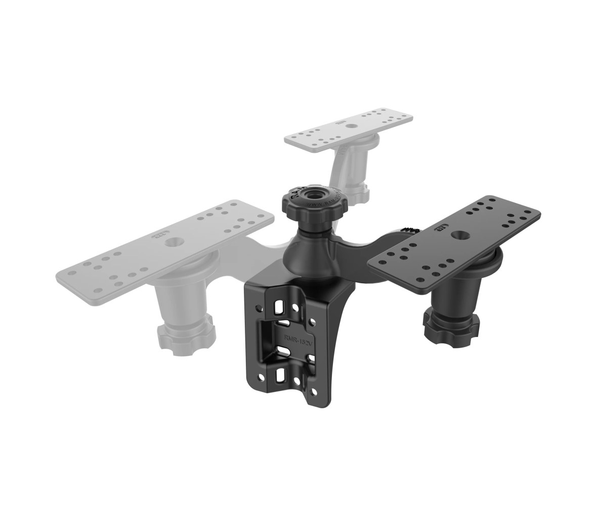 Soporte de Brazo Oscilante Vertical RAM de 6" para Sondas de Pesca y Plotter