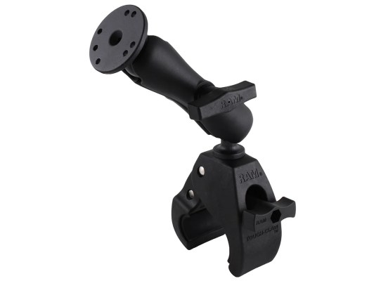 Soporte de doble bola con pinza grande RAM Tough-Claw con placa redonda Soporte de doble bola con pinza grande RAM Tough-Claw con placa redonda