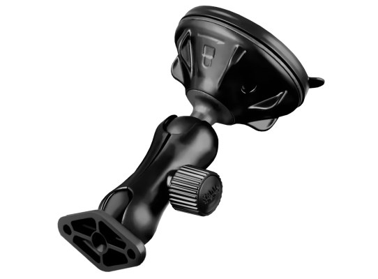 Soporte de doble bola de perfil bajo con ventosa RAM Twist-Lock Soporte de doble bola de perfil bajo con ventosa RAM Twist-Lock