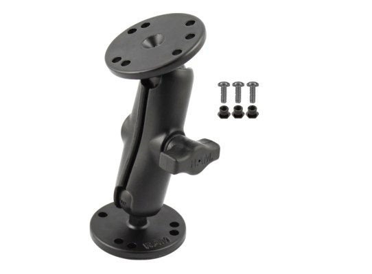 RAM Double Ball Mount with #6-32 Hardware for Garmin GPSMAP + More