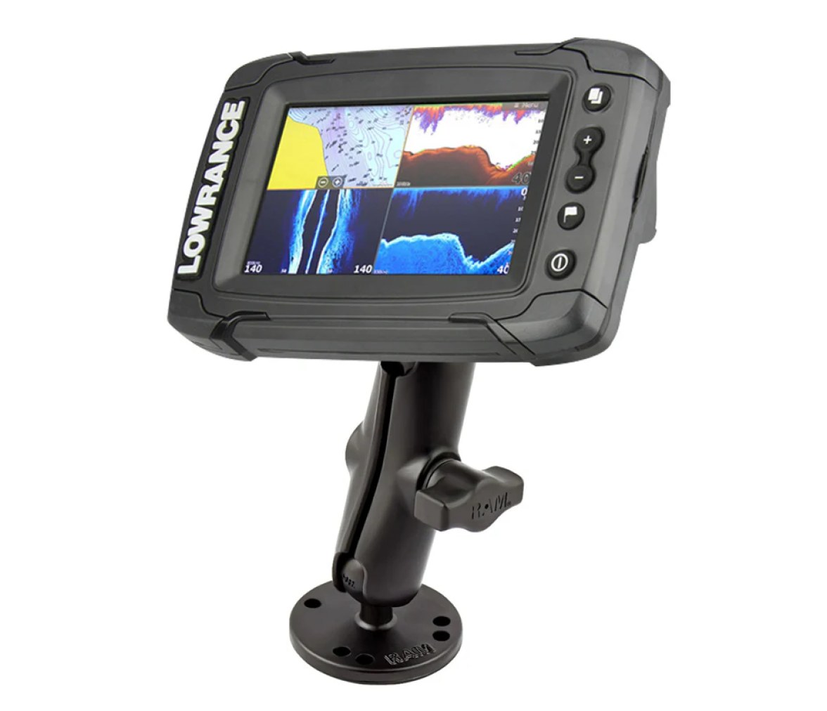 Soporte de doble bola para la serie Lowrance Elite-4 y Mark-4