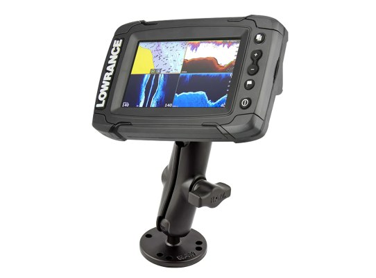 Soporte de doble bola para la serie Lowrance Elite-4 y Mark-4