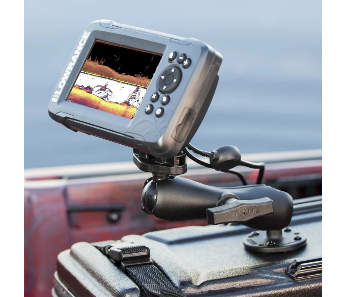 Soporte de doble bola para Lowrance Eagle 4 y 5, Hook² y Reveal 5