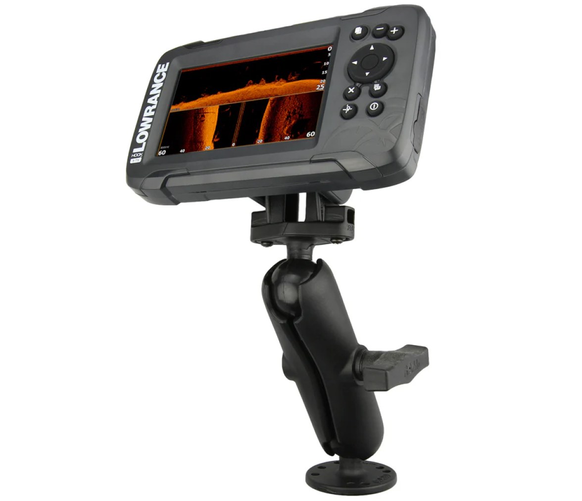 Soporte de doble bola para Lowrance Eagle 4 y 5, Hook² y Reveal 5