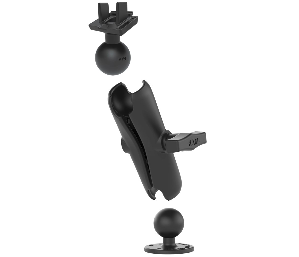 Soporte de doble bola para Lowrance Elite-5 y Elite-7 Ti + más