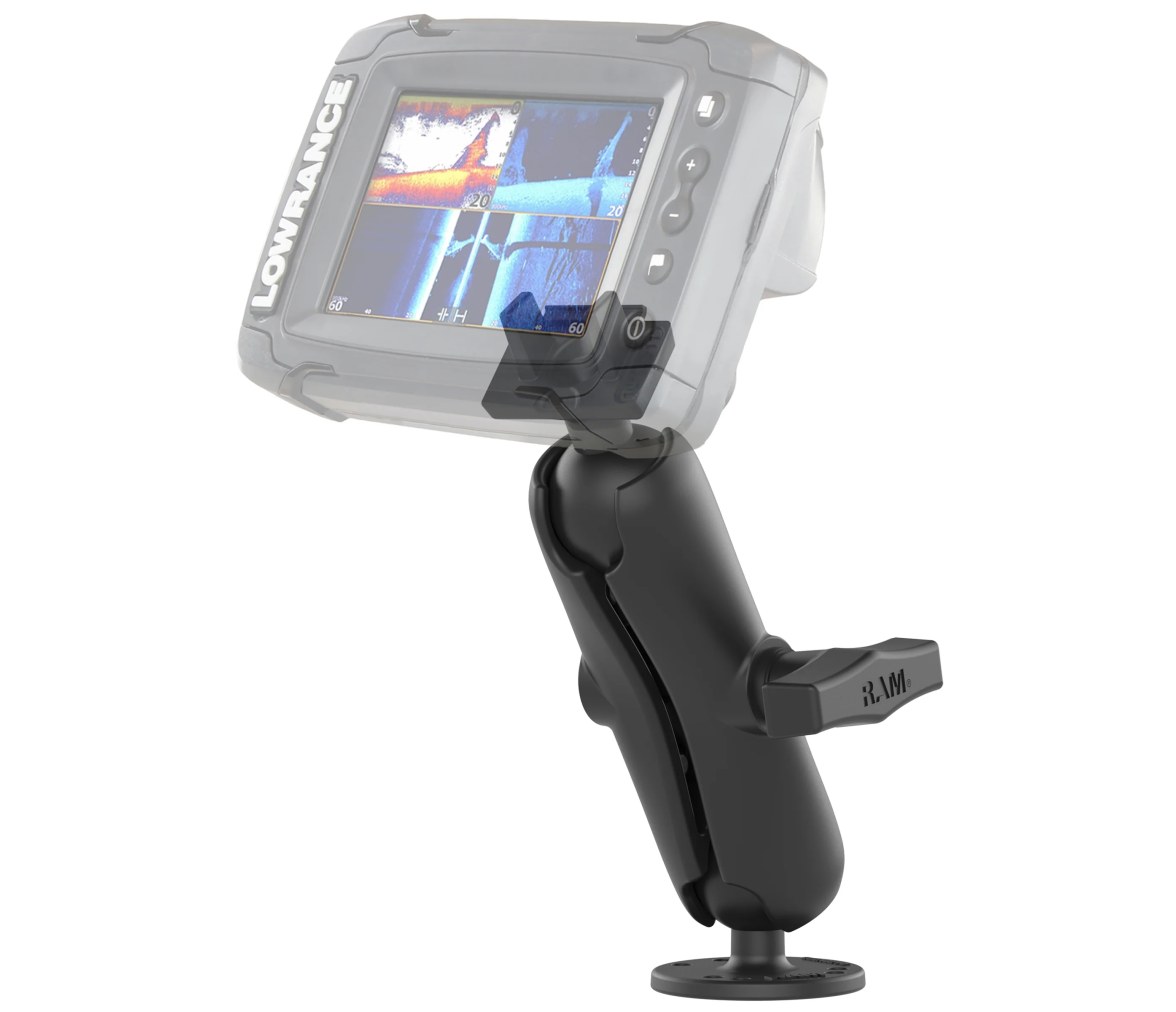 Soporte de doble bola para Lowrance Elite-5 y Elite-7 Ti + más