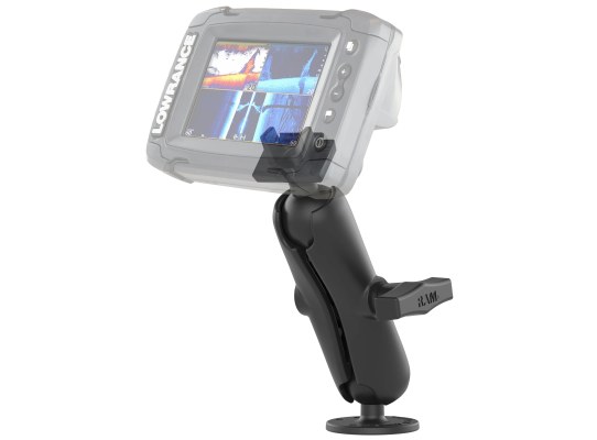 Soporte de doble bola para Lowrance Elite-5 y Elite-7 Ti + más