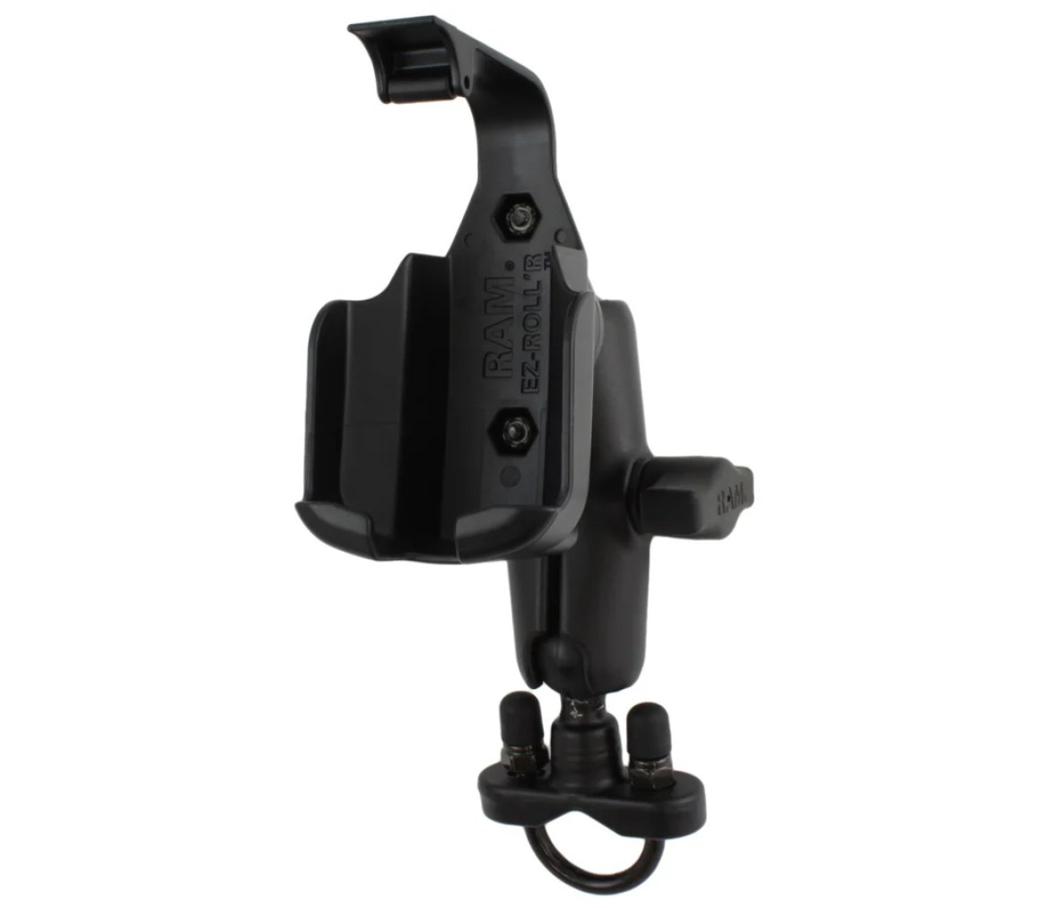 Soporte de doble bola para manillar con perno en U para Garmin eTrex 10, 20 y 30