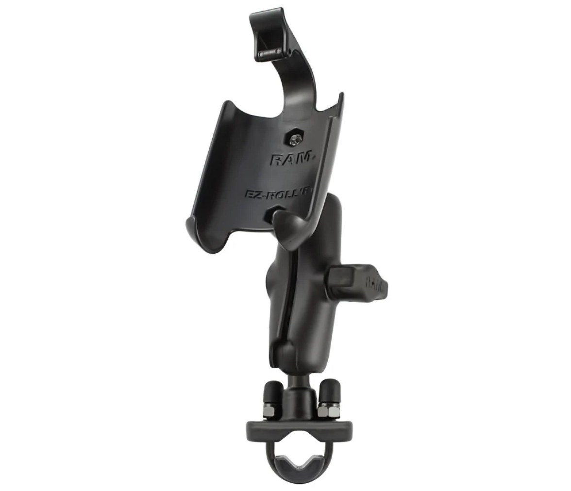 Soporte de doble bola para manillar con perno en U para serie Garmin Oregon + má