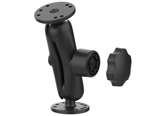 Soporte de Doble Bola RAM con Pomo de Seguridad Pin-Lock - Tamaño C Mediano Soporte de Doble Bola RAM con Pomo de Seguridad Pin-Lock - Tamaño C Mediano