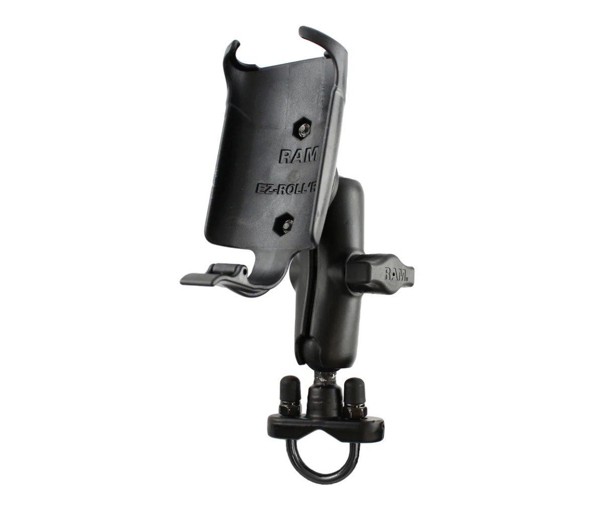Soporte de doble bola RAM para manillar con perno en U para Garmin Colorado 400c