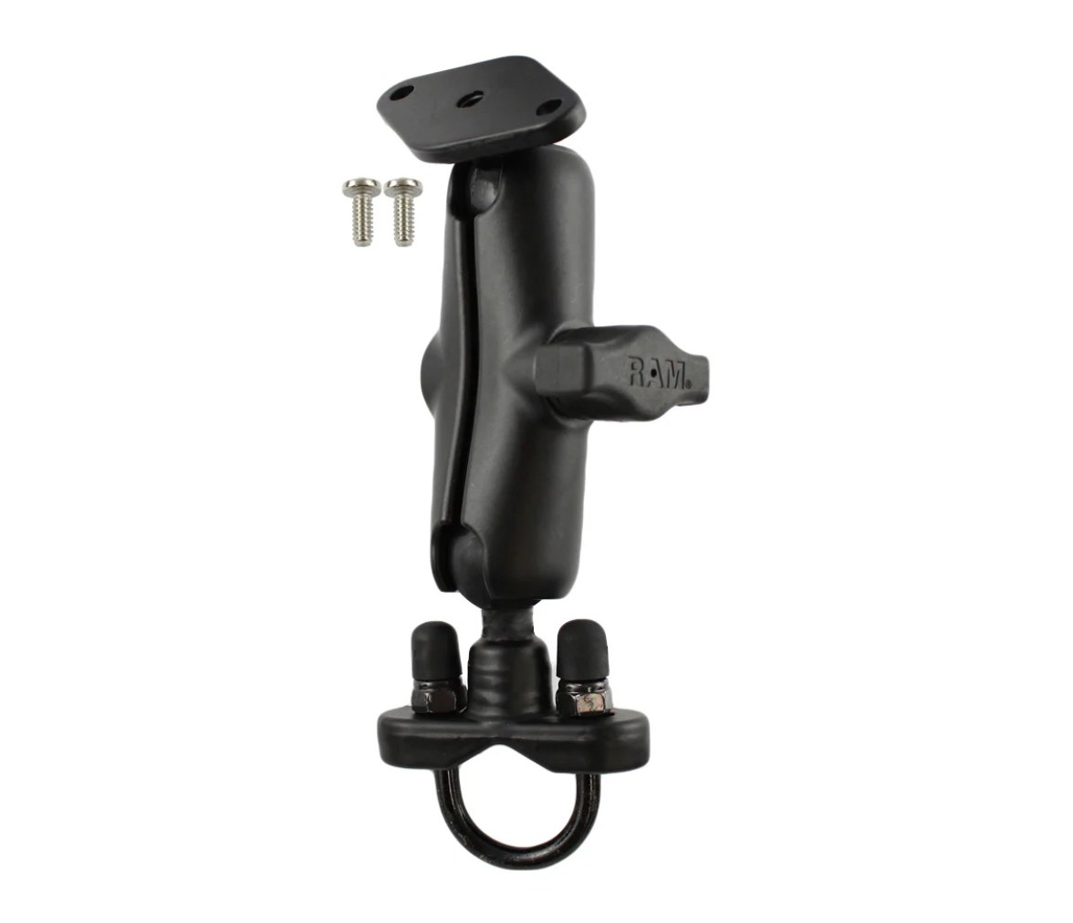 Soporte de doble bola RAM para manillar con perno en U para Lowrance AirMap 2000