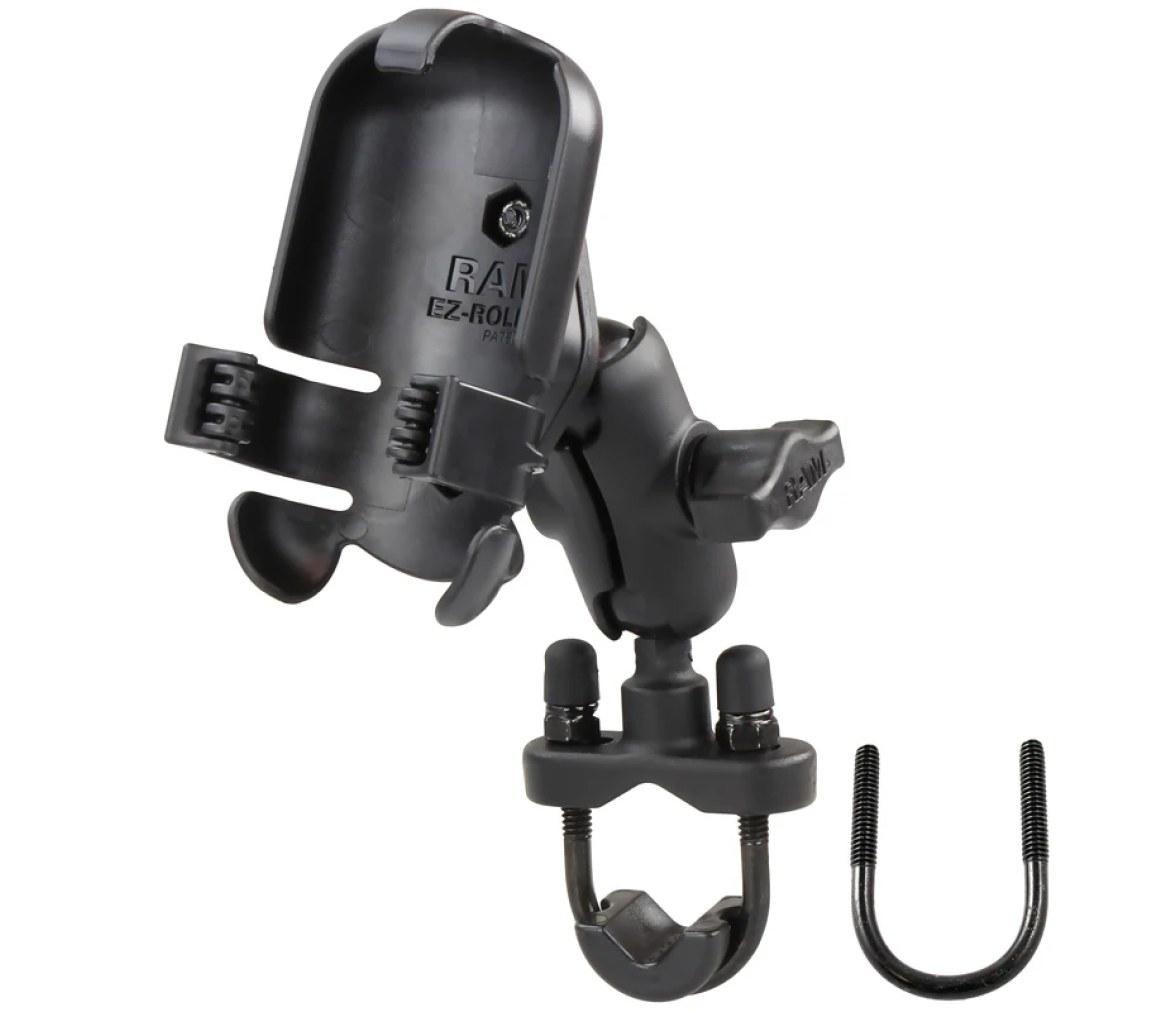 Soporte de doble bola tipo U para manillar de RAM para Magellan eXplorist GC + m