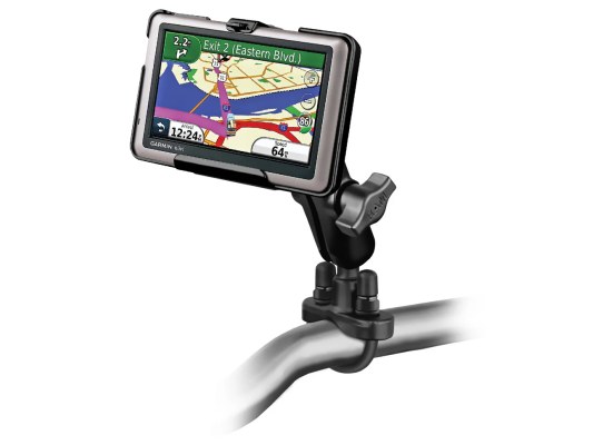 Soporte de doble bola tipo U para manillar RAM para serie Garmin nuvi 1400