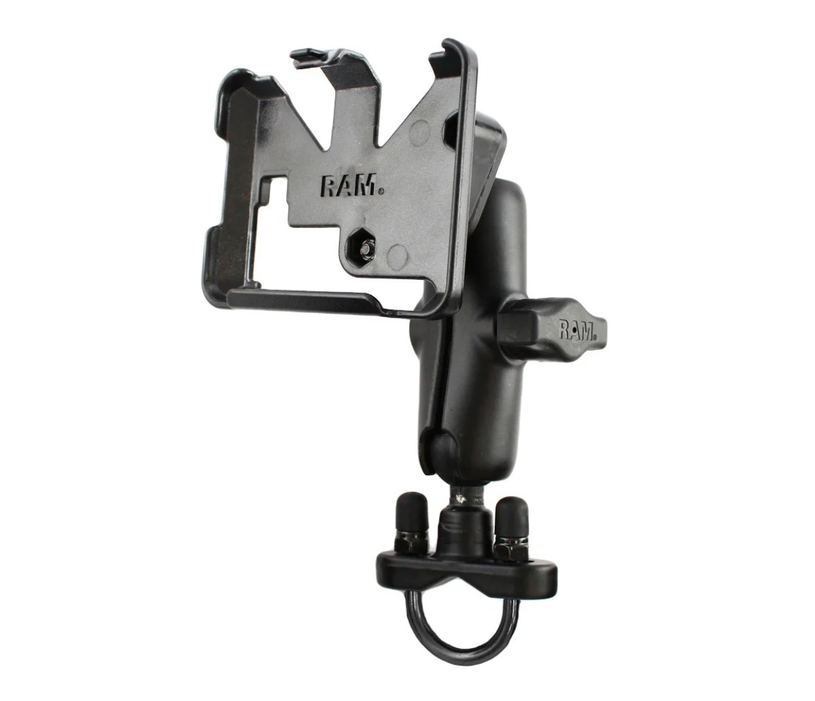 Soporte de manillar con doble bola RAM para Garmin nuvi 200 + más
