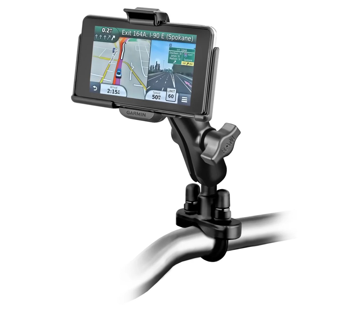 Soporte de manillar con doble bola RAM para serie Garmin nuvi 3000