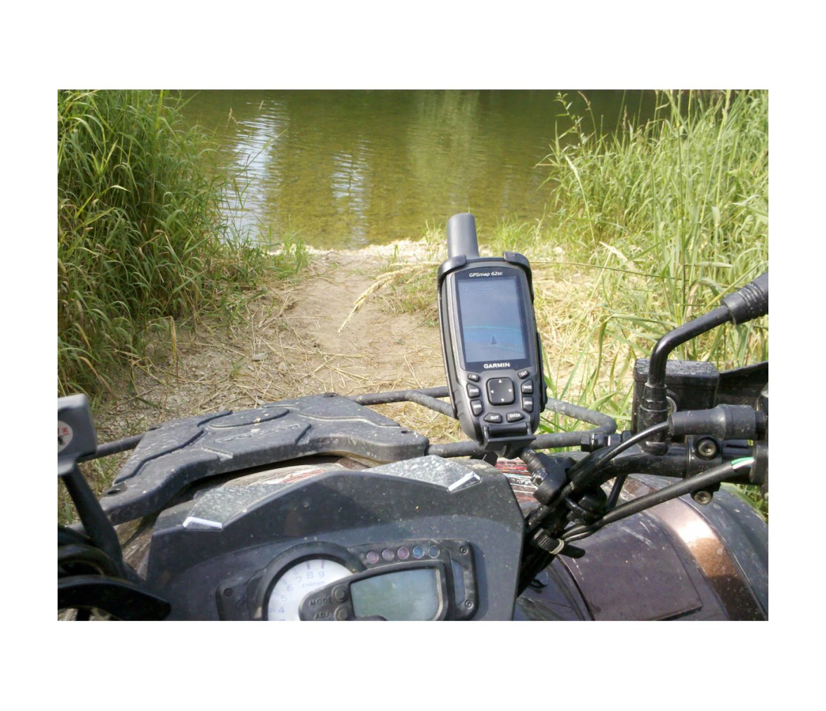 Soporte de manillar con perno en U para Garmin Astro 320, GPSMAP 62 y 64 Series