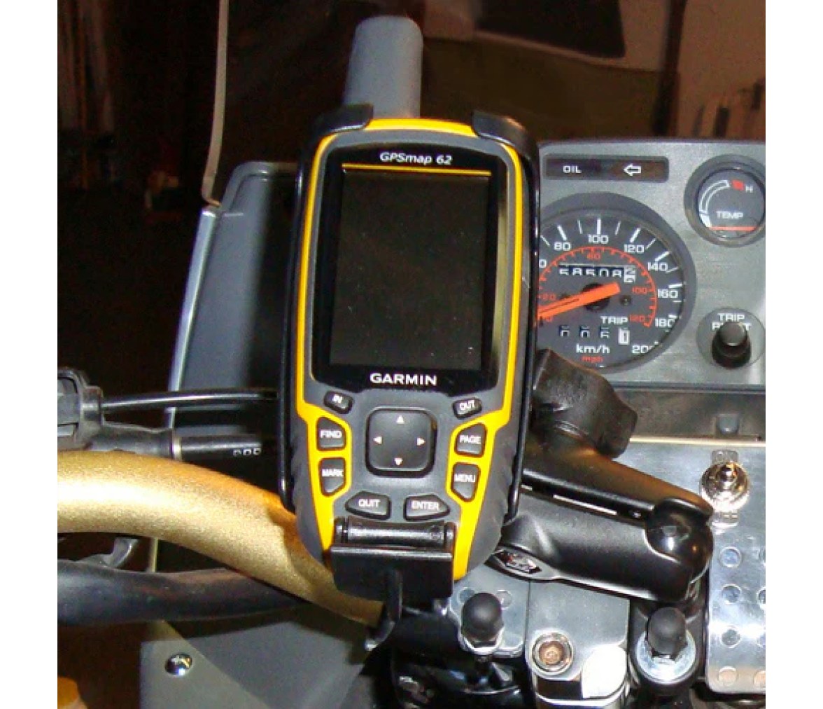 Soporte de manillar con perno en U para Garmin Astro 320, GPSMAP 62 y 64 Series