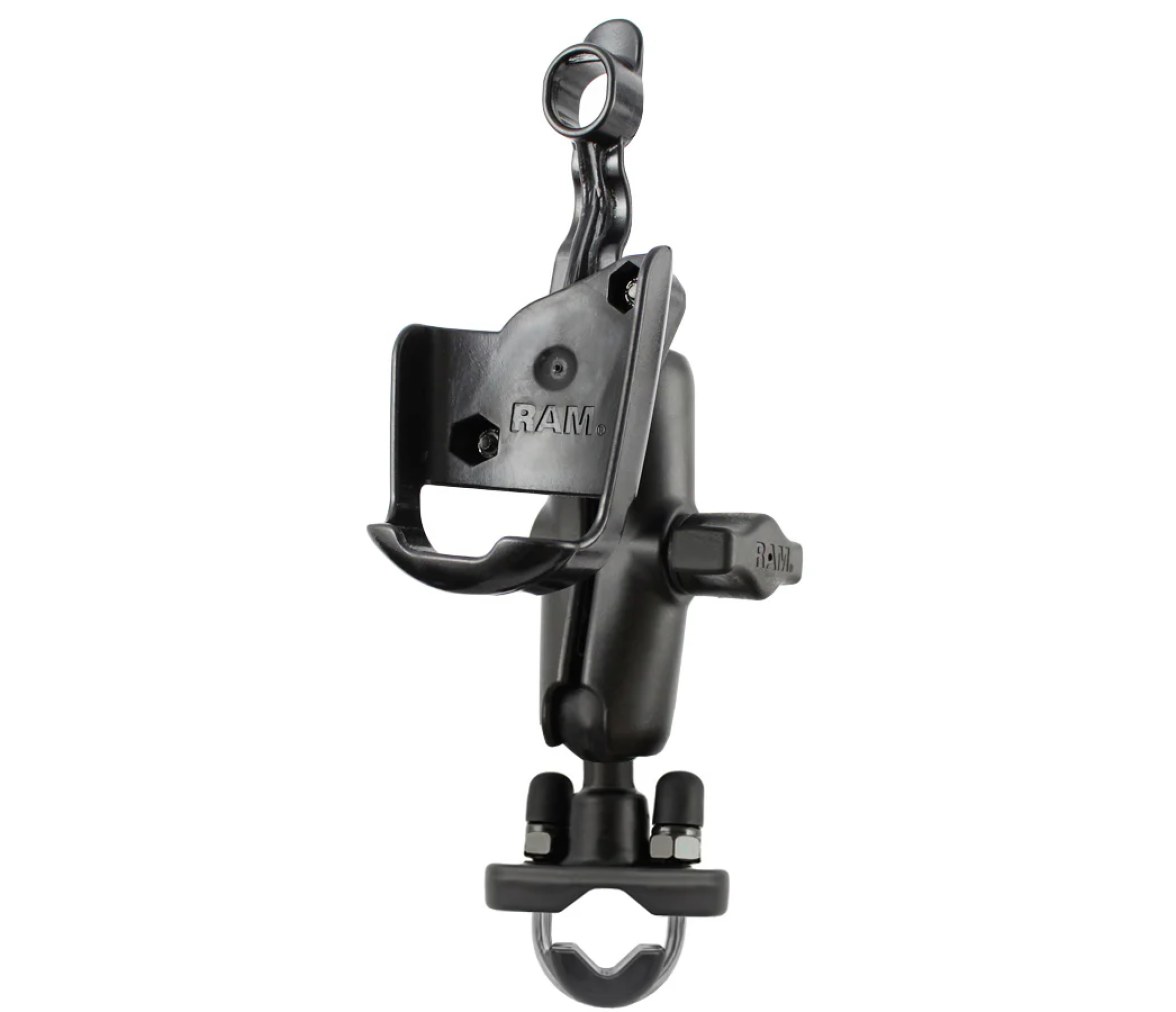 Soporte de manillar con perno en U para Garmin Astro 220, GPS 60, GPSMAP + más