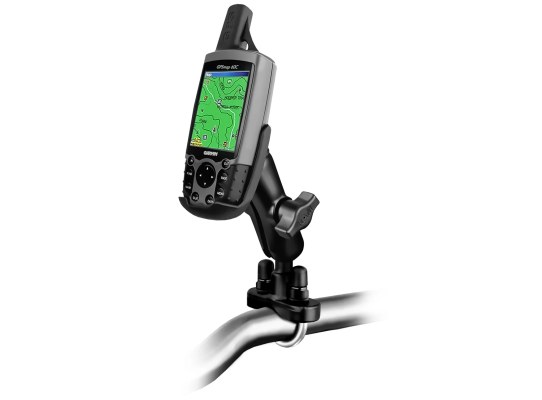 Soporte de manillar con perno en U para Garmin Astro 220, GPS 60, GPSMAP + más