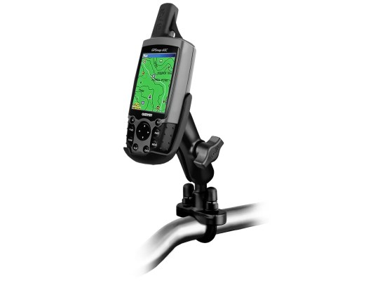 Soporte de manillar con perno en U para Garmin GPSMAP 60 Series + Más