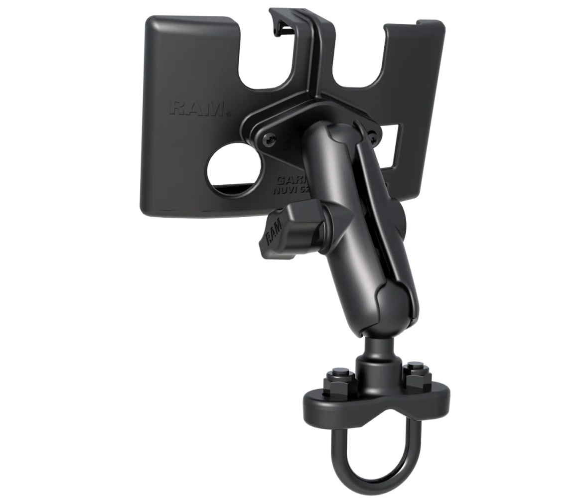 Soporte de manillar con perno en U para Garmin nuvi 52, 54, 55, 56, 57 y 58
