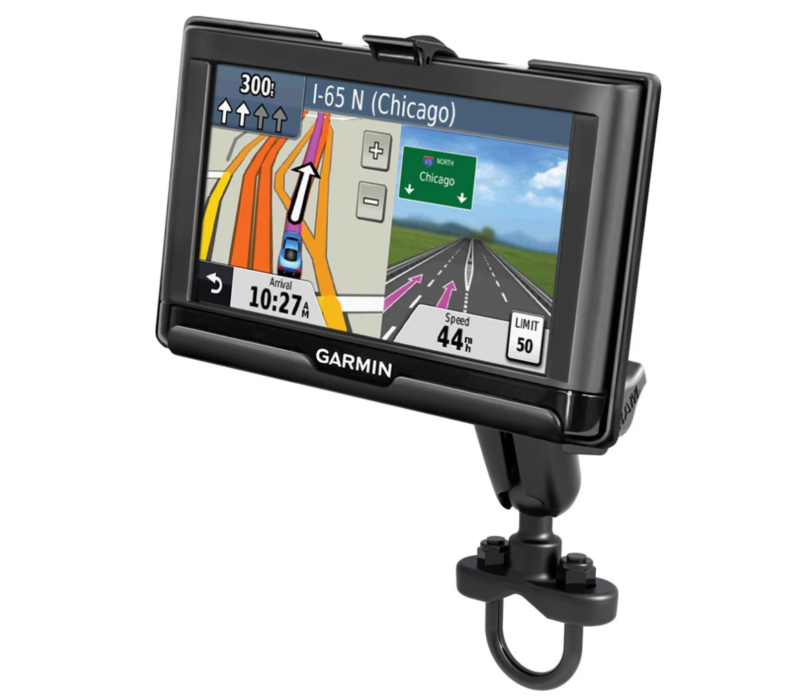 Soporte de manillar con perno en U para Garmin nuvi 52, 54, 55, 56, 57 y 58