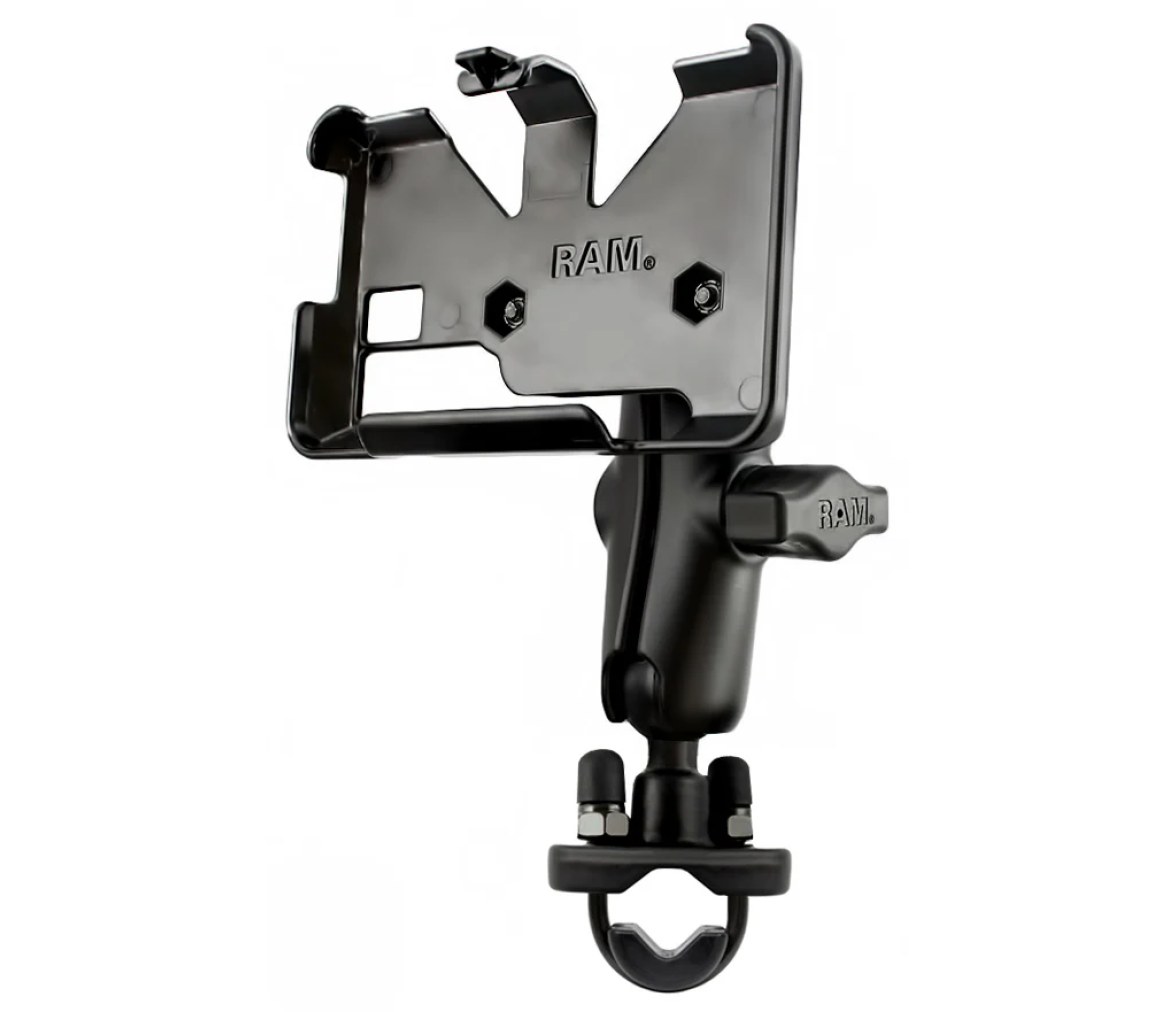 Soporte de manillar con perno en U para serie Garmin nuvi 200W, 2495LMT + más