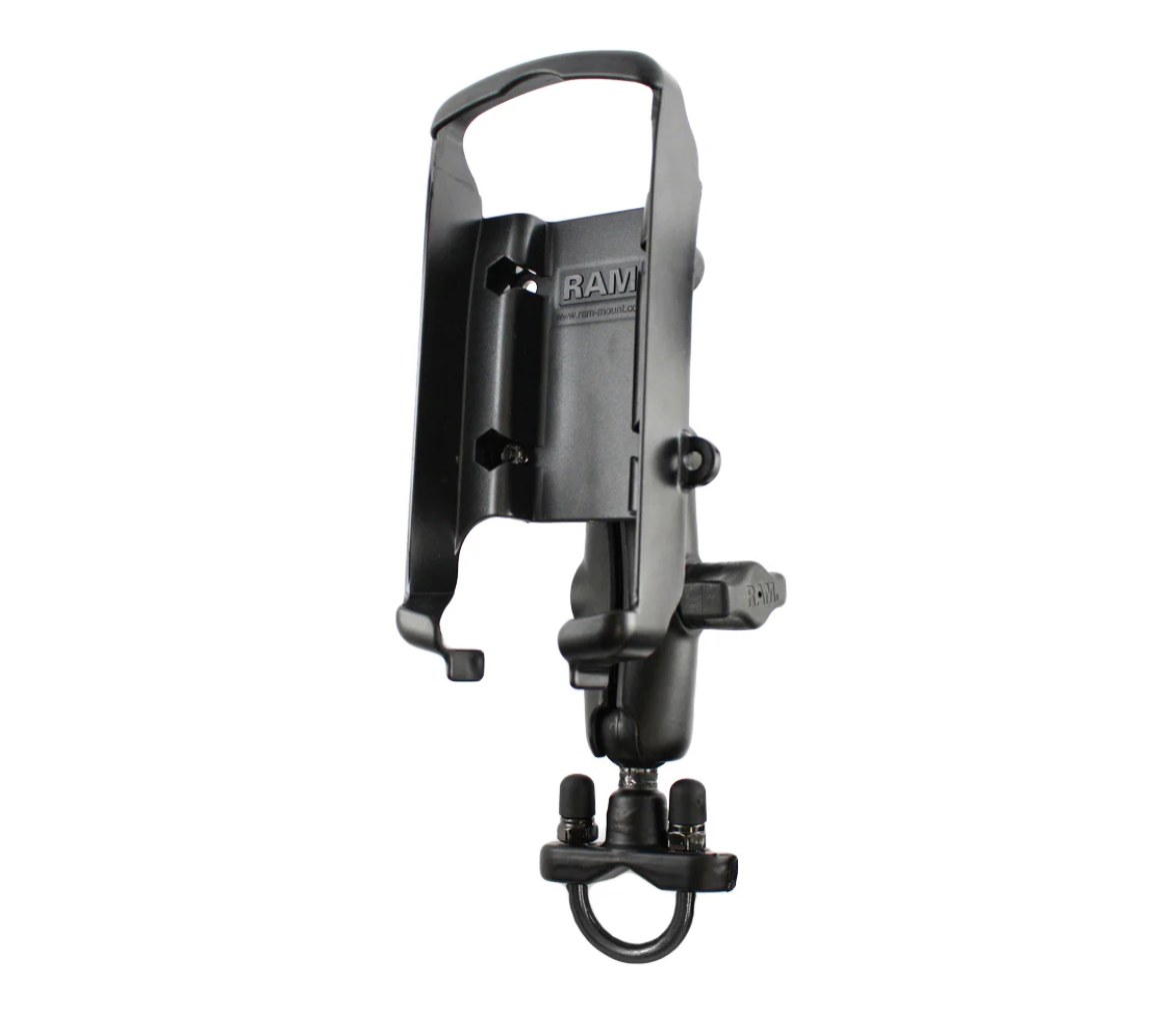 Soporte de manillar para el GPSMAP 72 y 76S de Garmin + más - Mediano