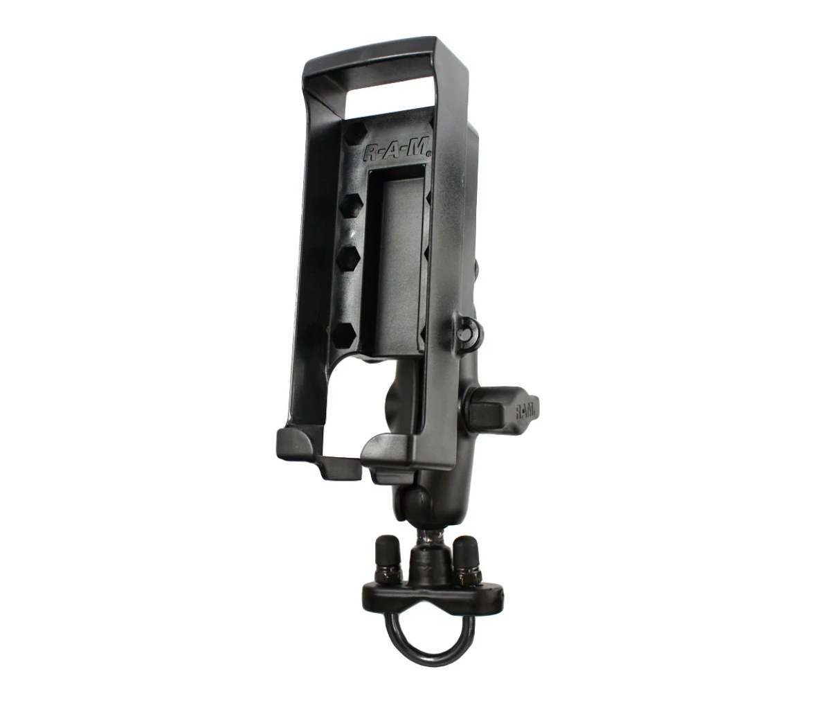 Soporte de manillar RAM con perno en U para Garmin GPS 12, 12CX, 12XL, 12MAP y 3