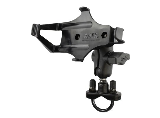 Soporte de manillar RAM tipo U para Garmin GPSMAP 296, 496 + más - Corto