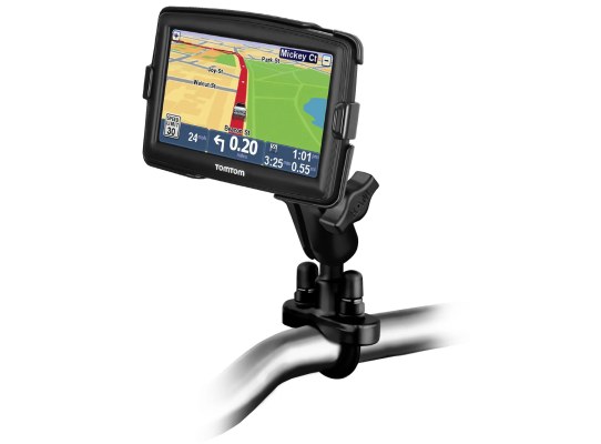 Soporte de manillar RAM tipo U para TomTom Start 55, XXL 550 + más