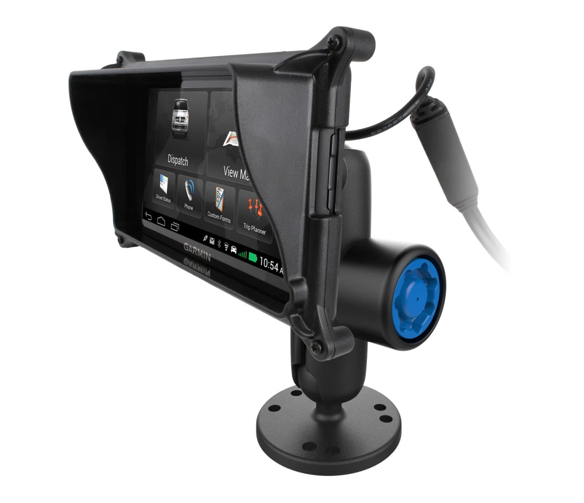 Soporte de montaje con cerradura Pin-Lock de atornillar para Garmin fleet 660/67