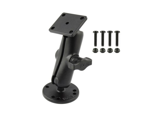 Soporte de montaje de bola doble RAM Drill-Down con accesorios para serie Garmin