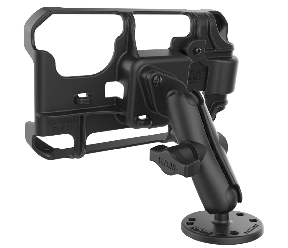 Soporte de montaje RAM-DRILL-DOWN para Garmin Fleet 770, Overlander y más