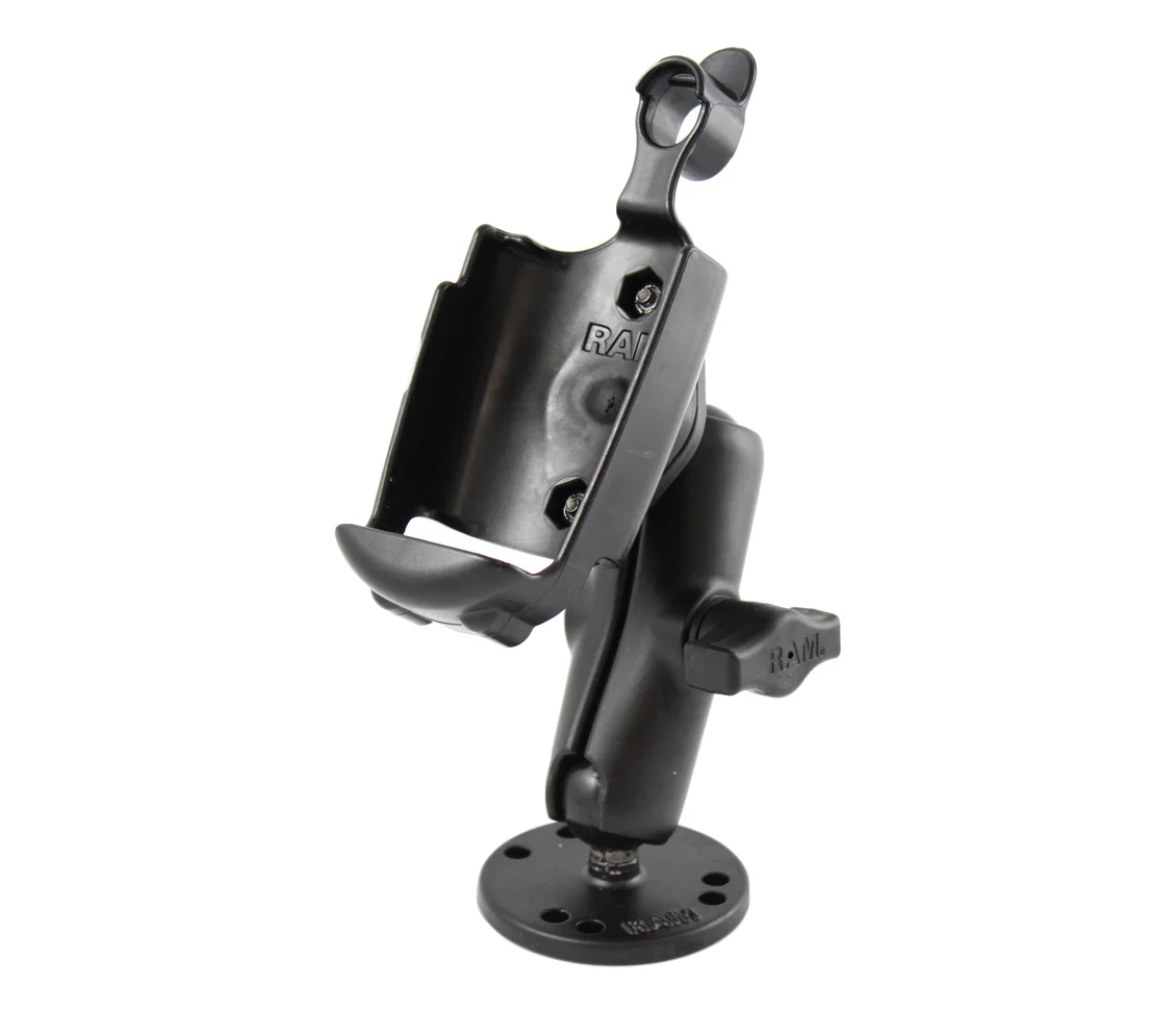 Soporte de montaje RAM-DRILL-DOWN para serie Garmin Rino 520 y 530 - Aluminio