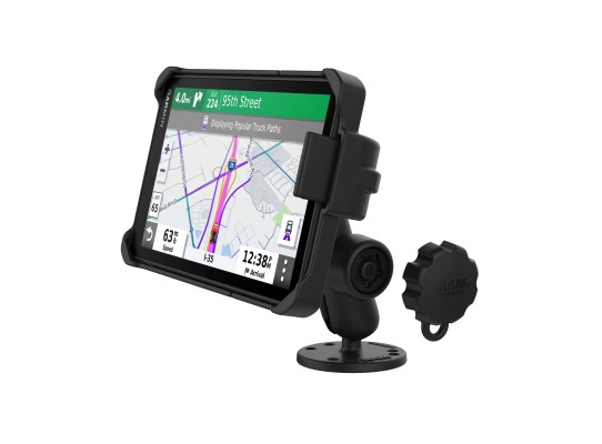 Soporte de montaje RAM EZ-Roll'r Drill-Down para Garmin dēzl OTR700 Soporte de montaje RAM EZ-Roll'r Drill-Down para Garmin dēzl OTR700