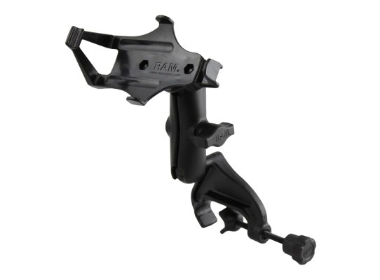 Soporte de pinza de bola doble RAM para Garmin GPSMAP 176, 396, 496 + más