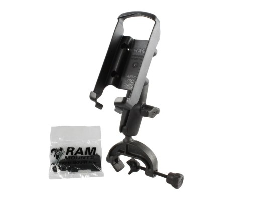Soporte de pinza de horquilla compuesto RAM para Garmin GPSMAP 76C, 96C + más Soporte de pinza de horquilla compuesto RAM para Garmin GPSMAP 76C, 96C + más