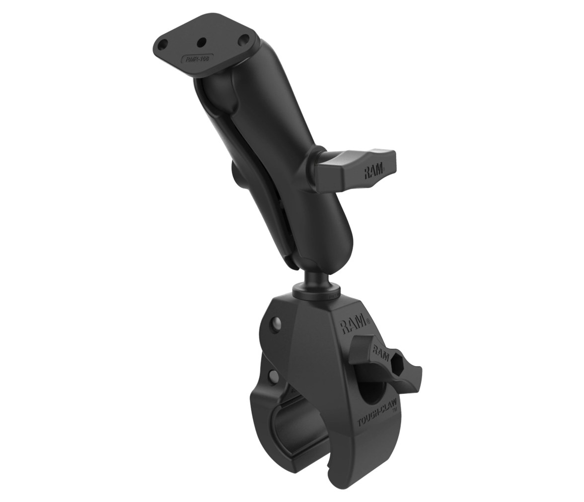 Soporte de pinza grande RAM Tough-Claw con adaptador de placa diamante - Mediano