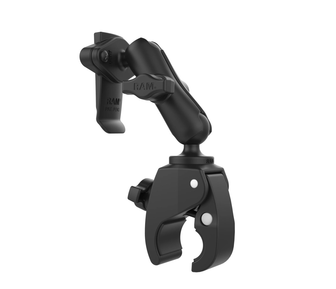 Soporte de pinza pequeño RAM Tough-Claw con soporte de clip Garmin