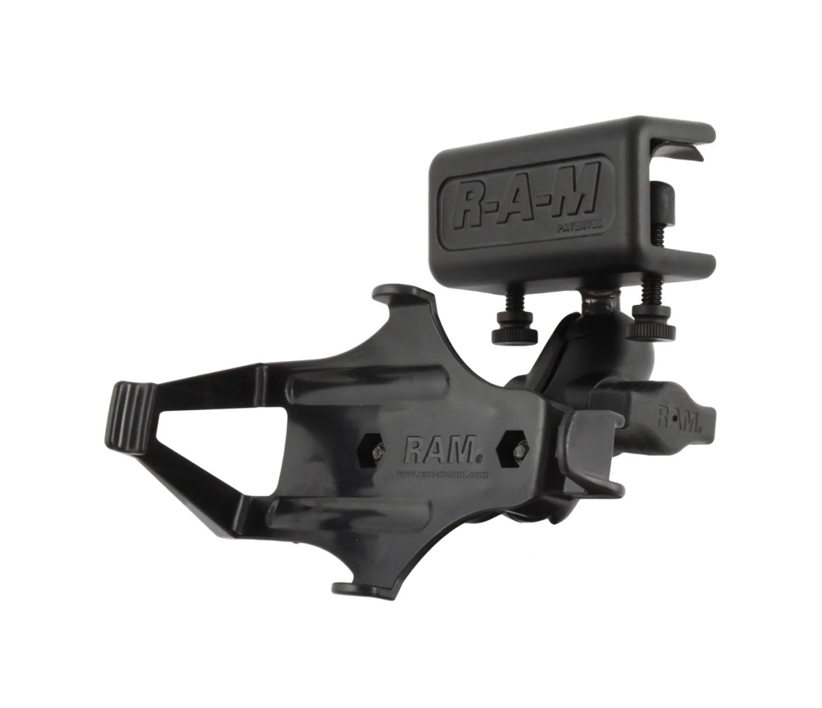 Soporte de pinza RAM Glare Shield para Garmin GPSMAP 176, 296, 496 + Más